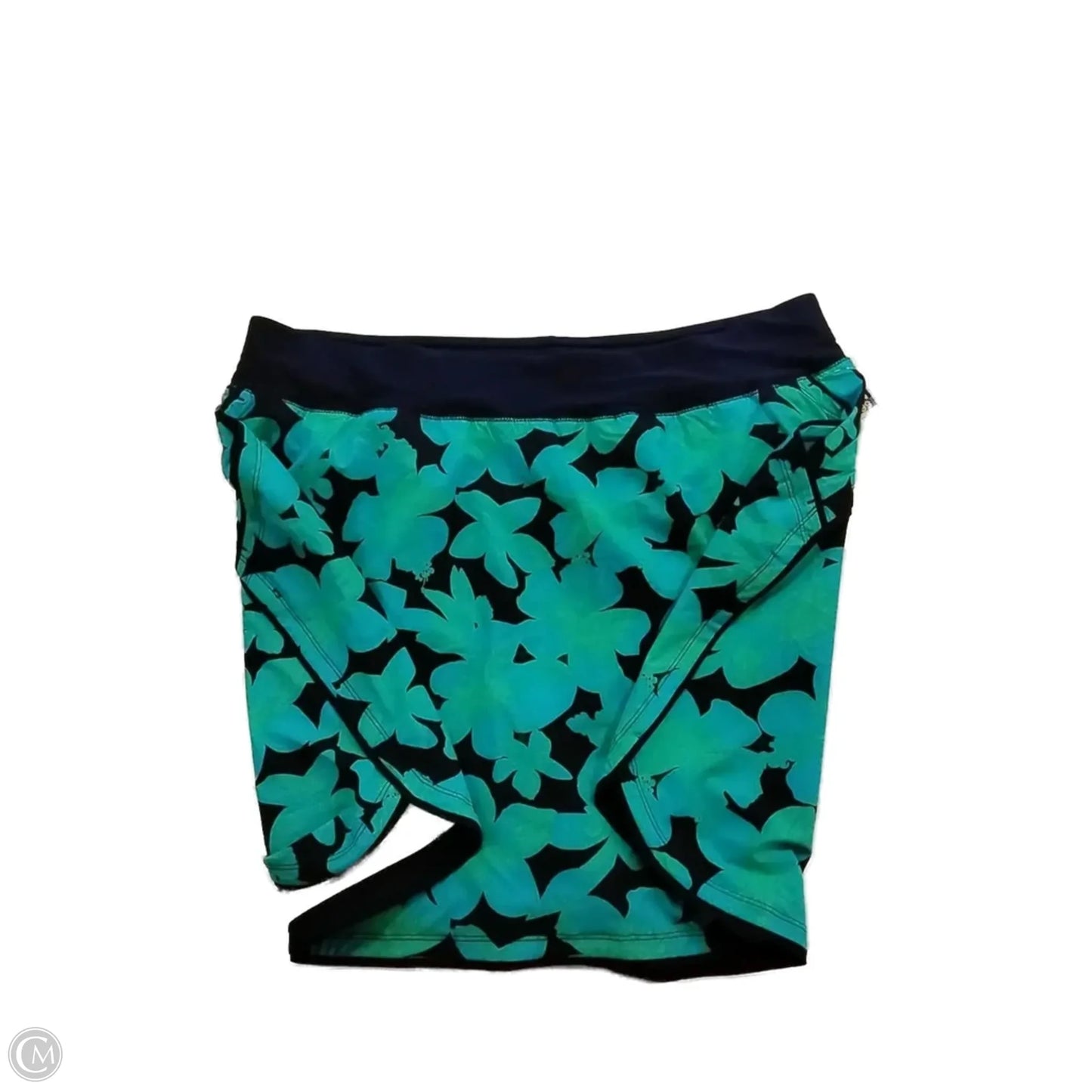 Athletic Skort By Lands End In Blue & Green, Size: 20w