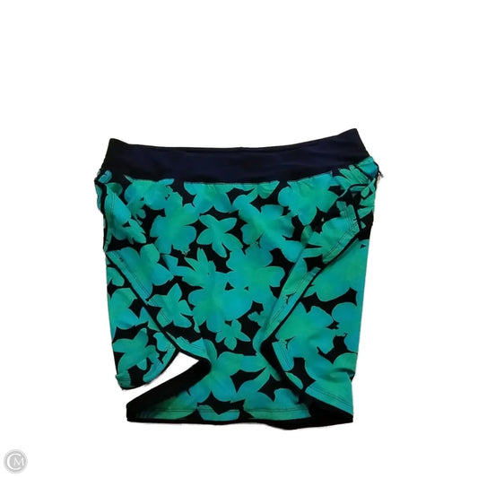 Athletic Skort By Lands End In Blue & Green, Size: 20w