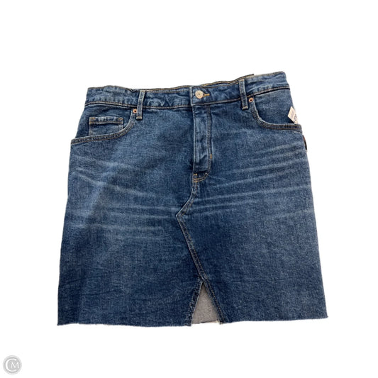 Skirt Midi By Old Navy In Blue Denim, Size: 16