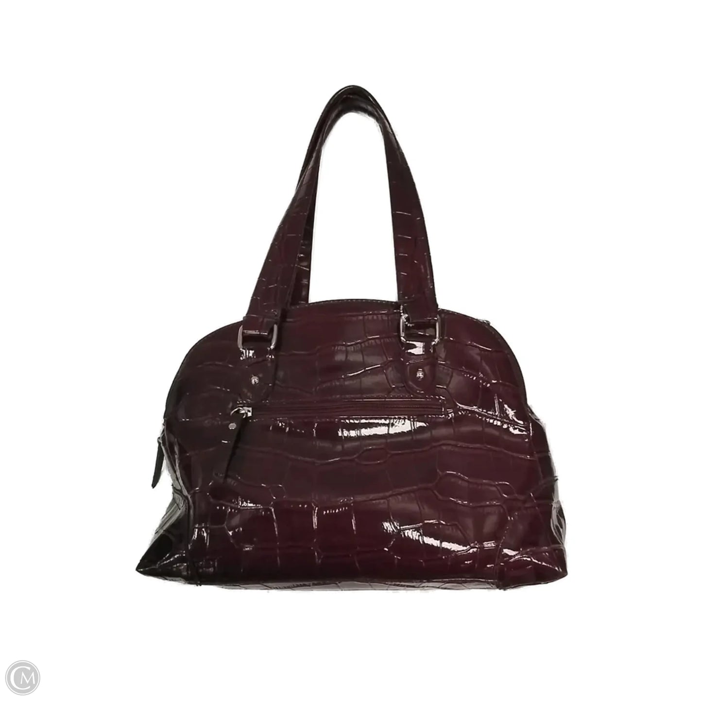 Handbag Leather By Liz Claiborne, Size: Medium