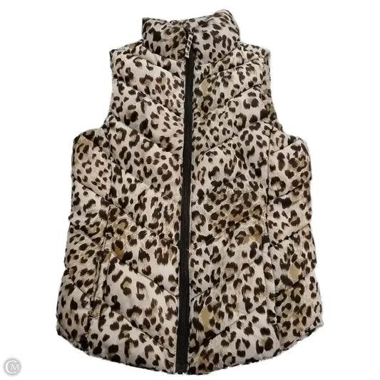 Vest Puffer & Quilted By So In Animal Print, Size: Xs