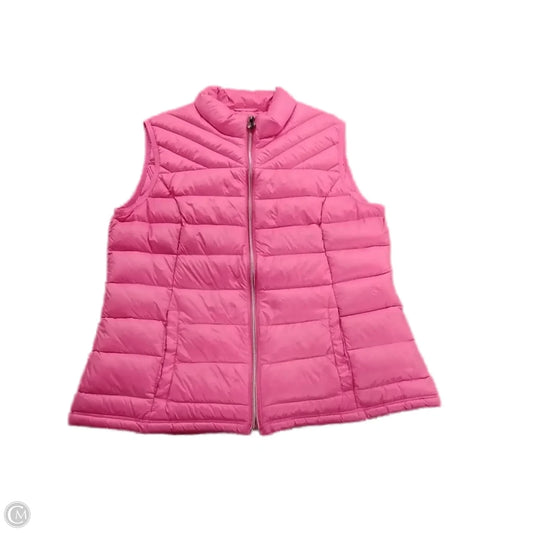 Vest Puffer & Quilted By Roper In Pink, Size: L