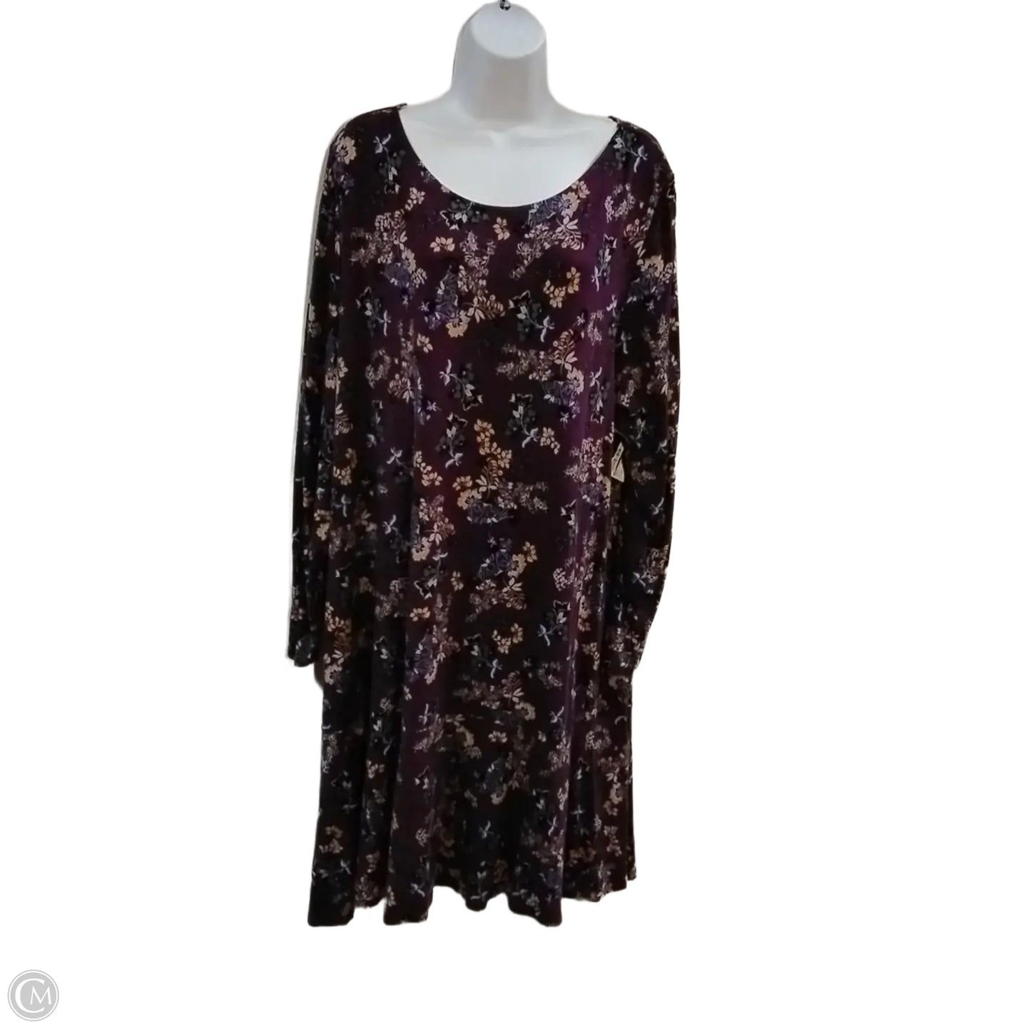 Dress Casual Short By Loft In Purple, Size: 20