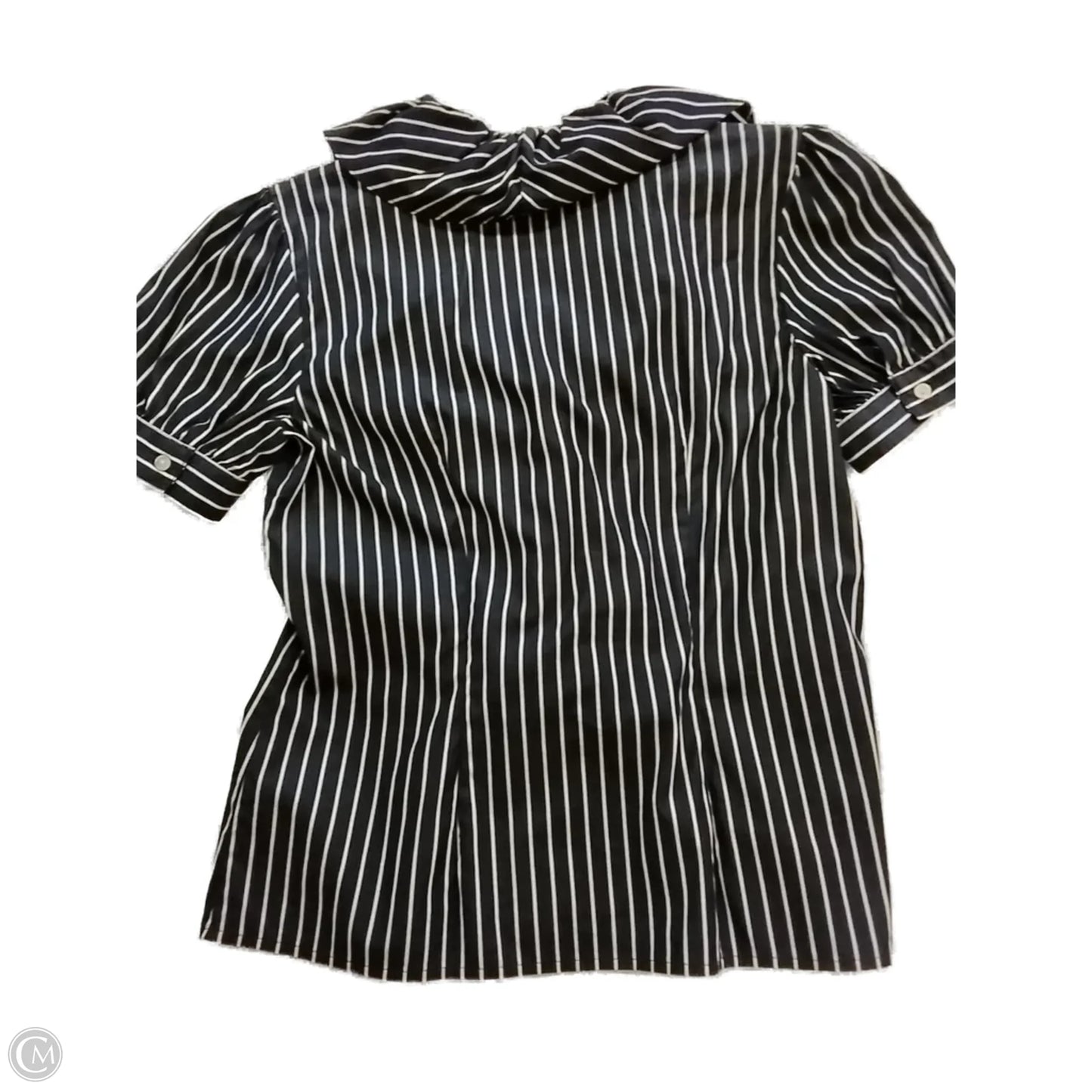 Blouse Short Sleeve By Lauren By Ralph Lauren In Blue, Size: 4
