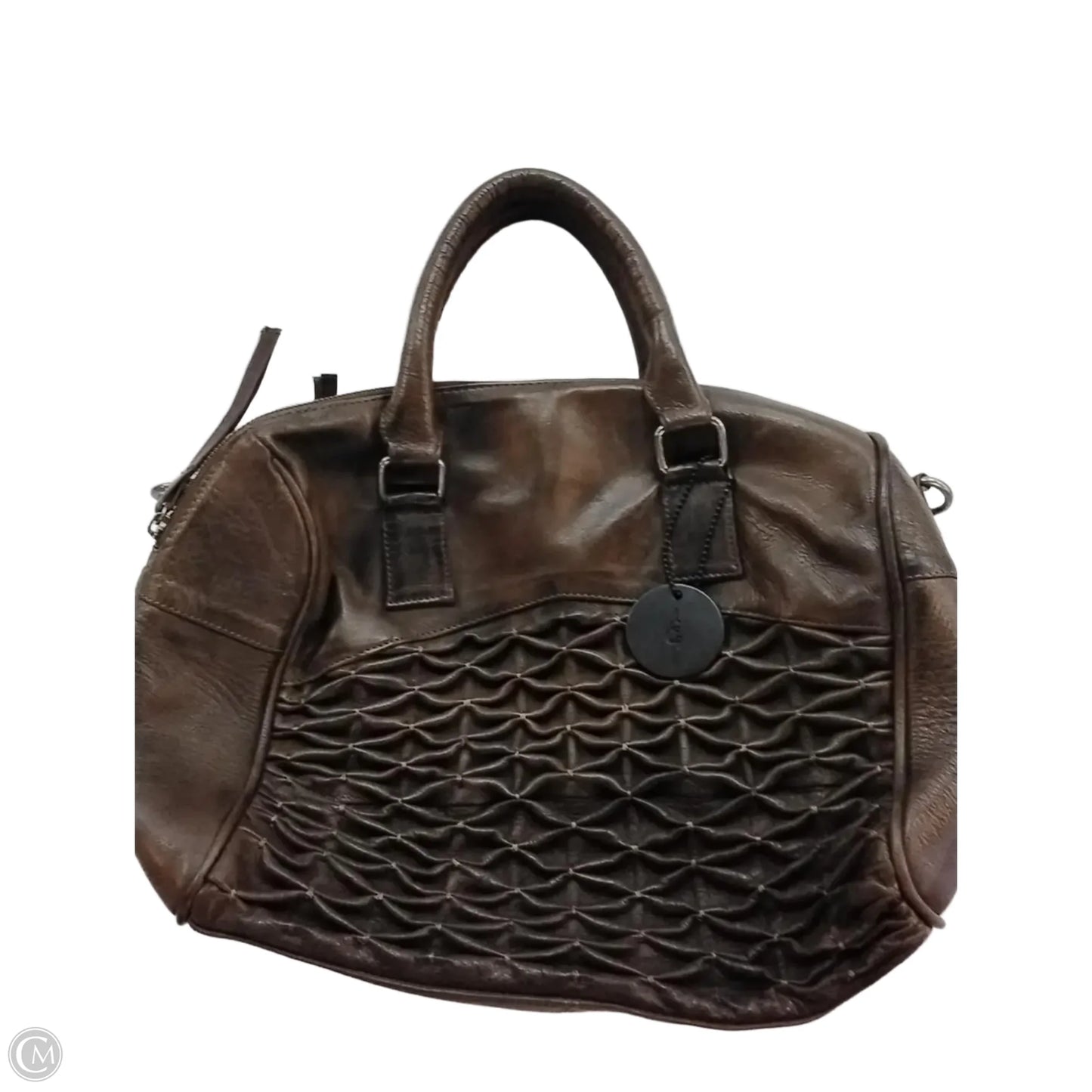 Handbag Leather By Isabella Fiore, Size: Large