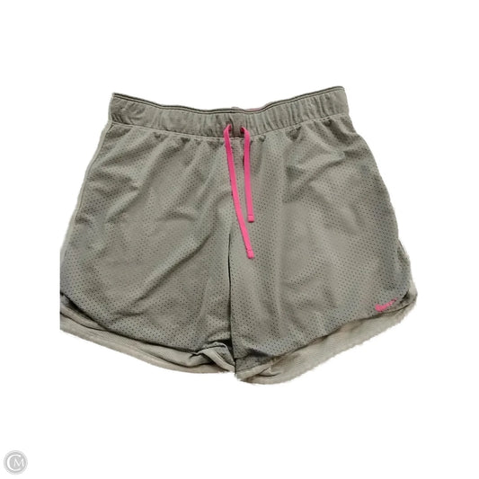Athletic Shorts By Nike In Grey, Size: L