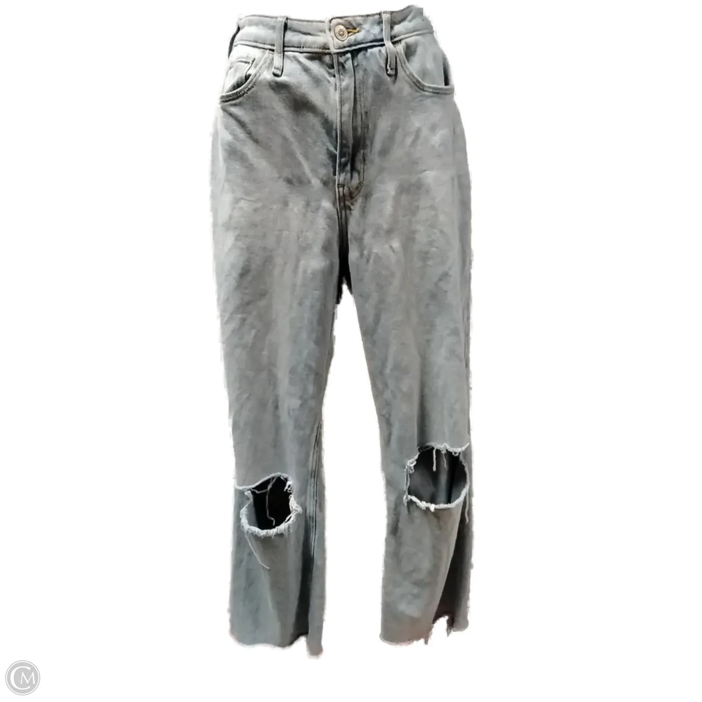 Jeans Straight By Hollister In Blue Denim, Size: 0
