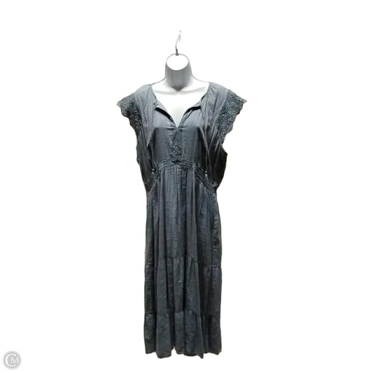 Dress Casual Maxi By Old Navy In Blue, Size: Xl