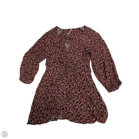 Blouse Long Sleeve By Free People In Floral Print, Size: Xs