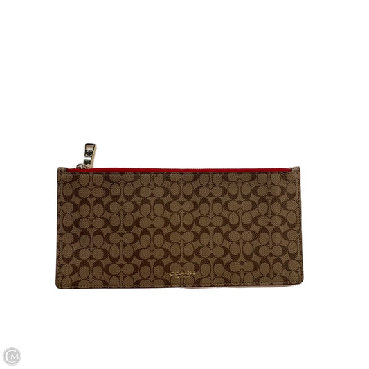Wallet By Coach, Size: Medium