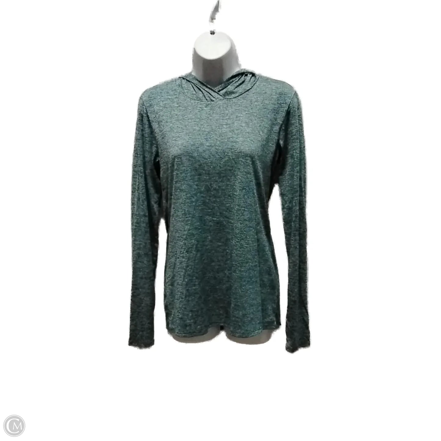 Athletic Top Long Sleeve Hoodie By Bcg In Blue, Size: S