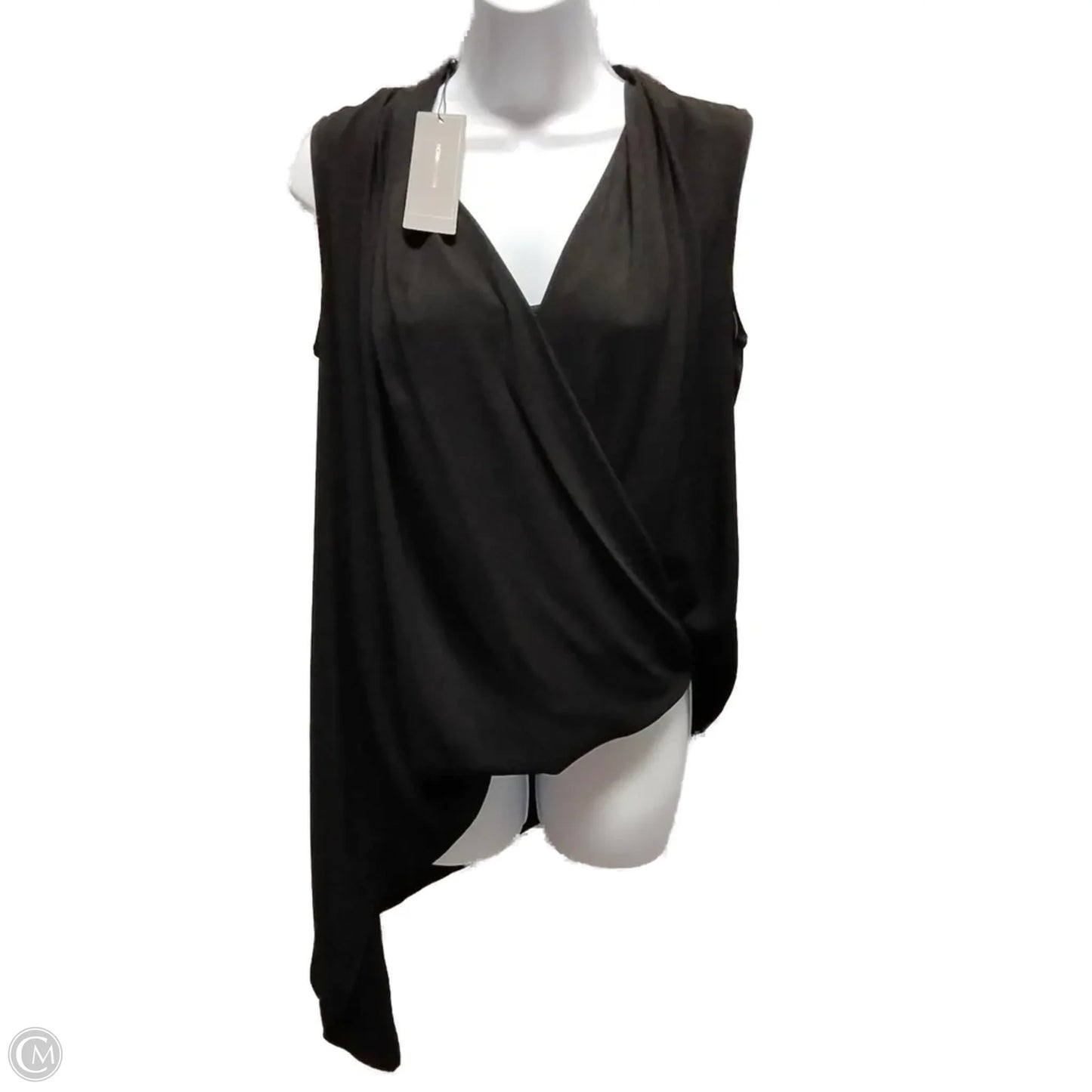 Blouse Sleeveless By Bcbgmaxazria In Black, Size: Xs