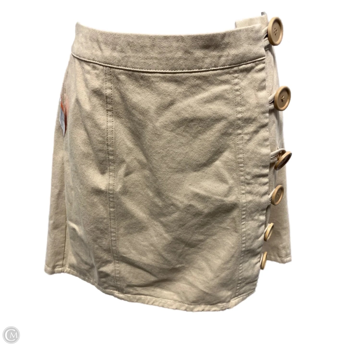 Skirt Mini & Short By Hyfve In Beige, Size: L