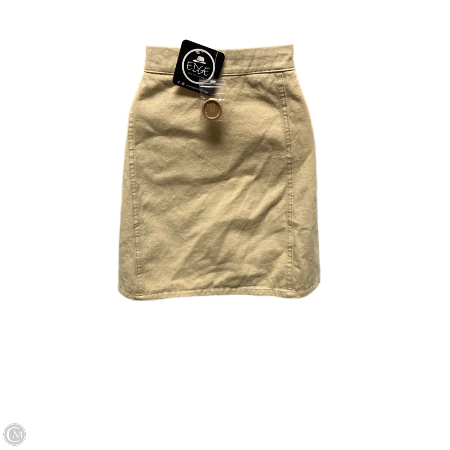 Skirt Mini & Short By Hyfve In Beige, Size: L