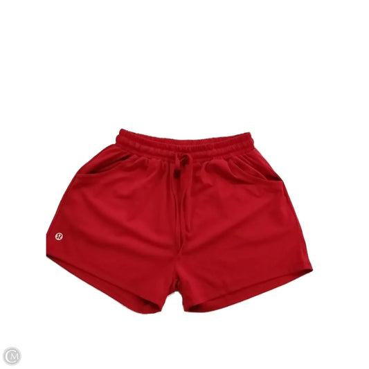 Athletic Shorts By Lululemon In Red, Size: S