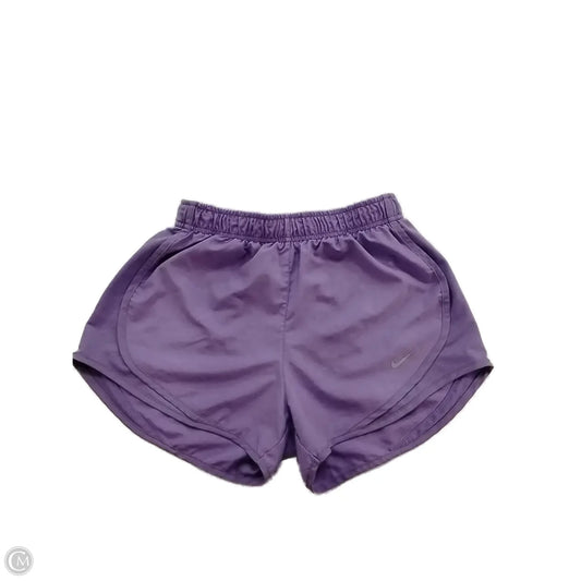 Athletic Shorts By Nike In Purple, Size: S