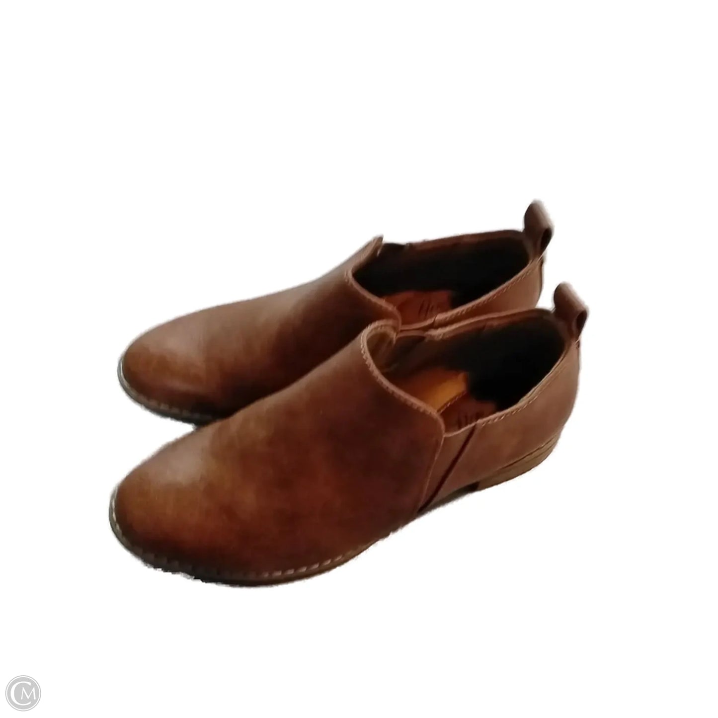 Boots Ankle Flats By Cmc In Brown, Size: 6