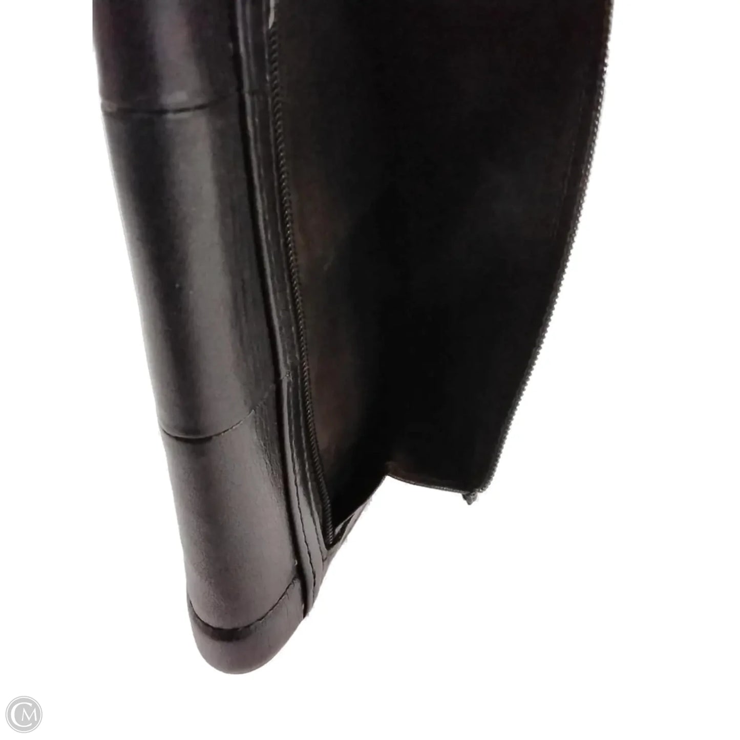 Wallet Leather By Coach, Size: Medium