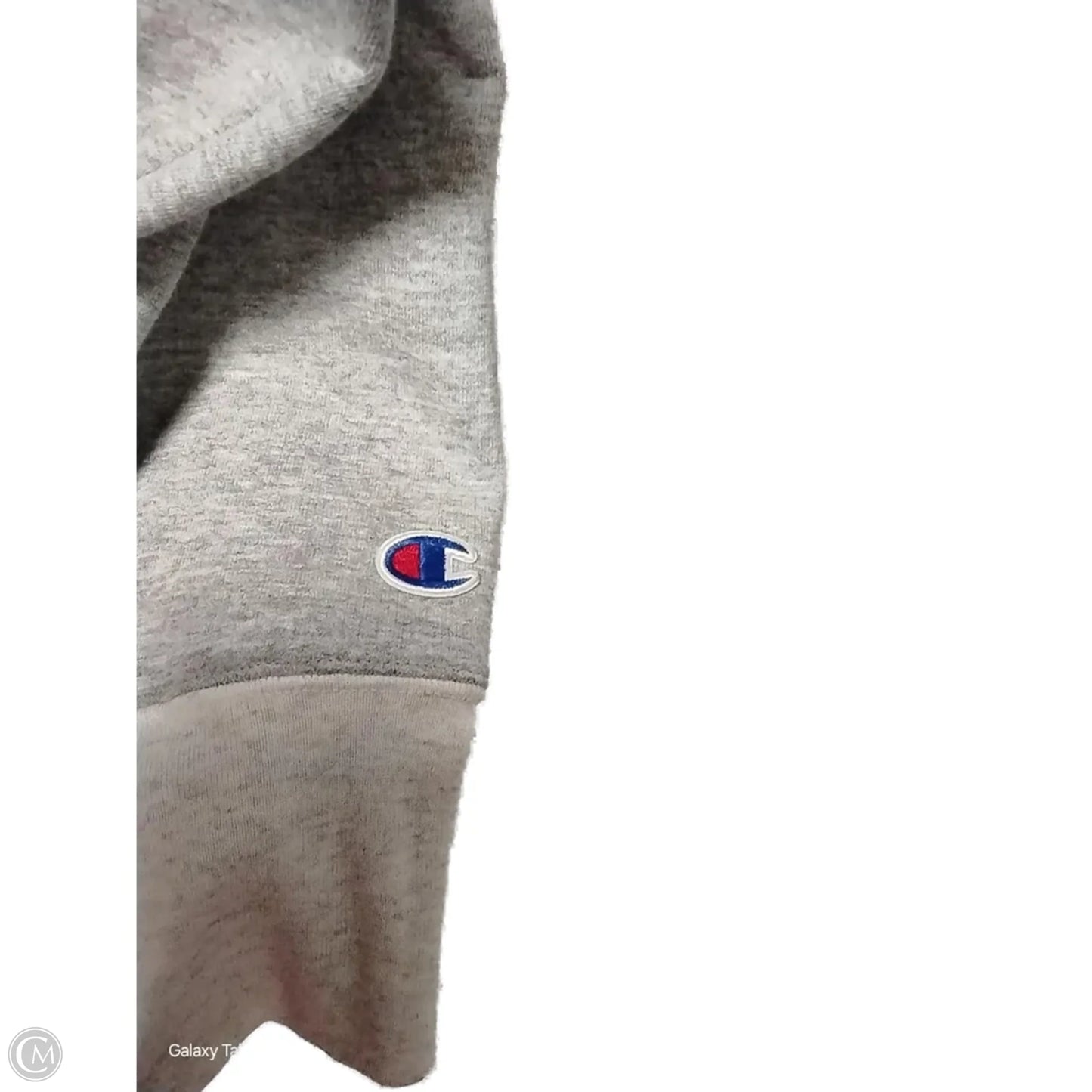 Athletic Top Long Sleeve Crewneck By Champion In Grey, Size: Xl