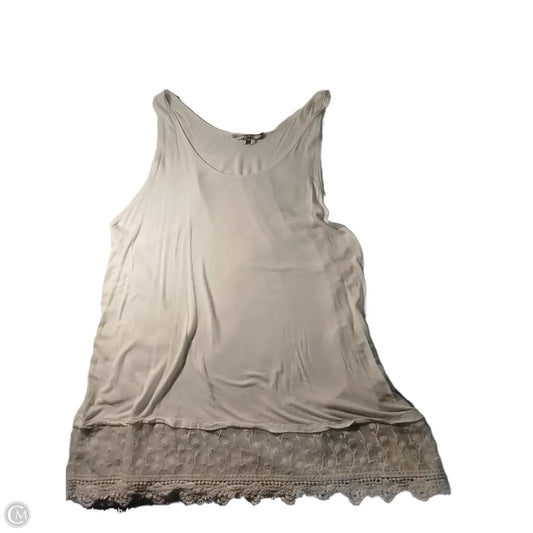 Tank Top By Bke In White, Size: L