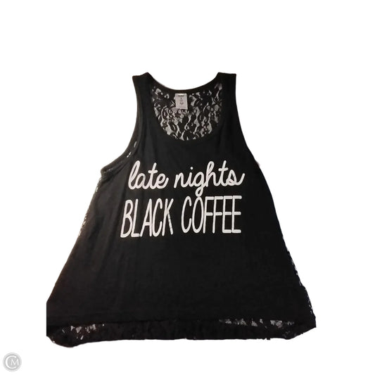 Tank Top By Clothes Mentor In Black, Size: S