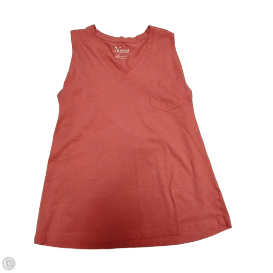 Top Short Sleeve Basic By Natural Reflections In Pink, Size: M