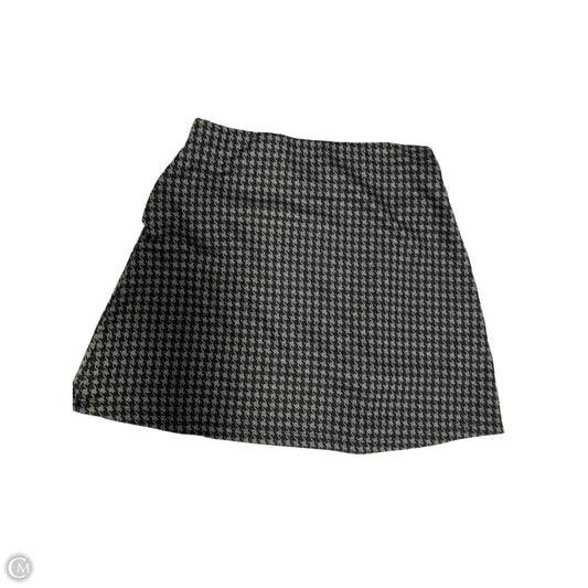 Skirt Mini & Short By In Sanfrancisco In Black & Grey, Size: S