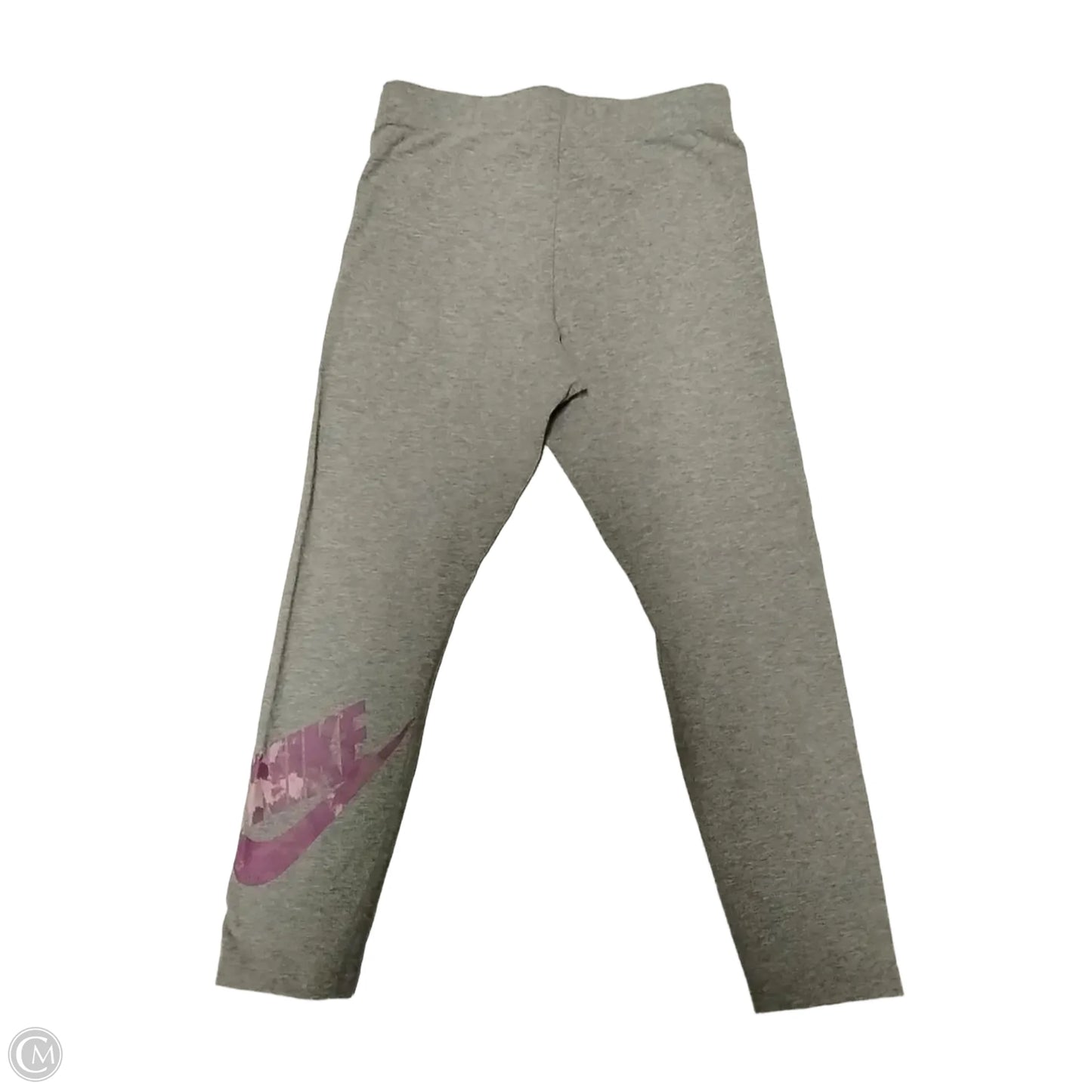 Athletic Leggings Capris By Nike Apparel In Grey & Purple, Size: Sp