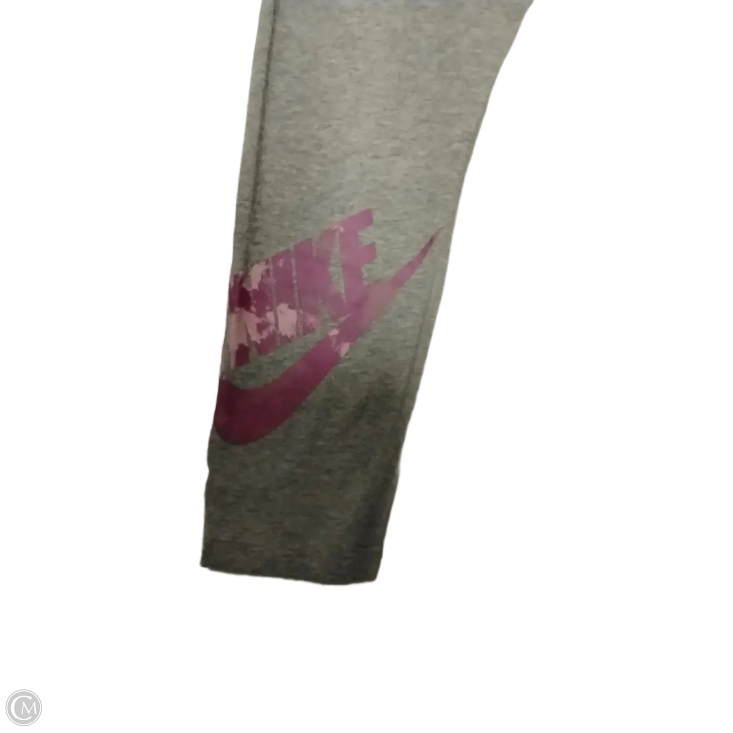Athletic Leggings Capris By Nike Apparel In Grey & Purple, Size: Sp