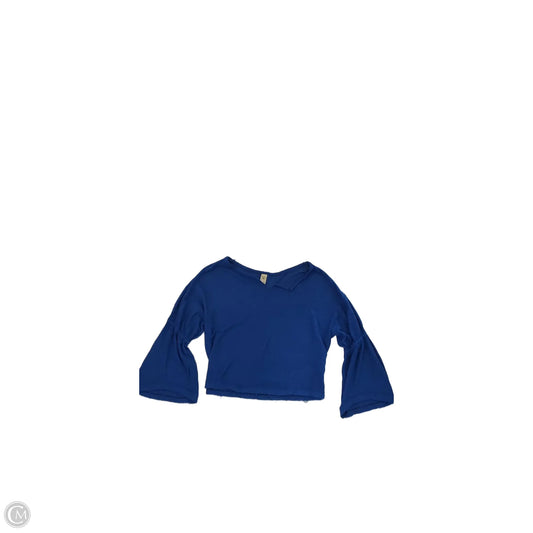 Blouse Long Sleeve By We The Free In Blue, Size: M