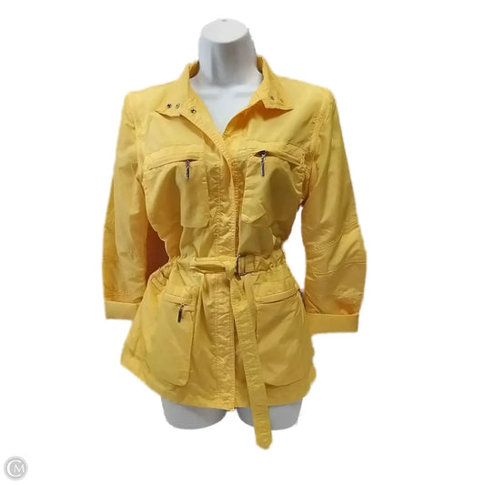 Jacket Windbreaker By Tommy Hilfiger In Yellow, Size: Sp