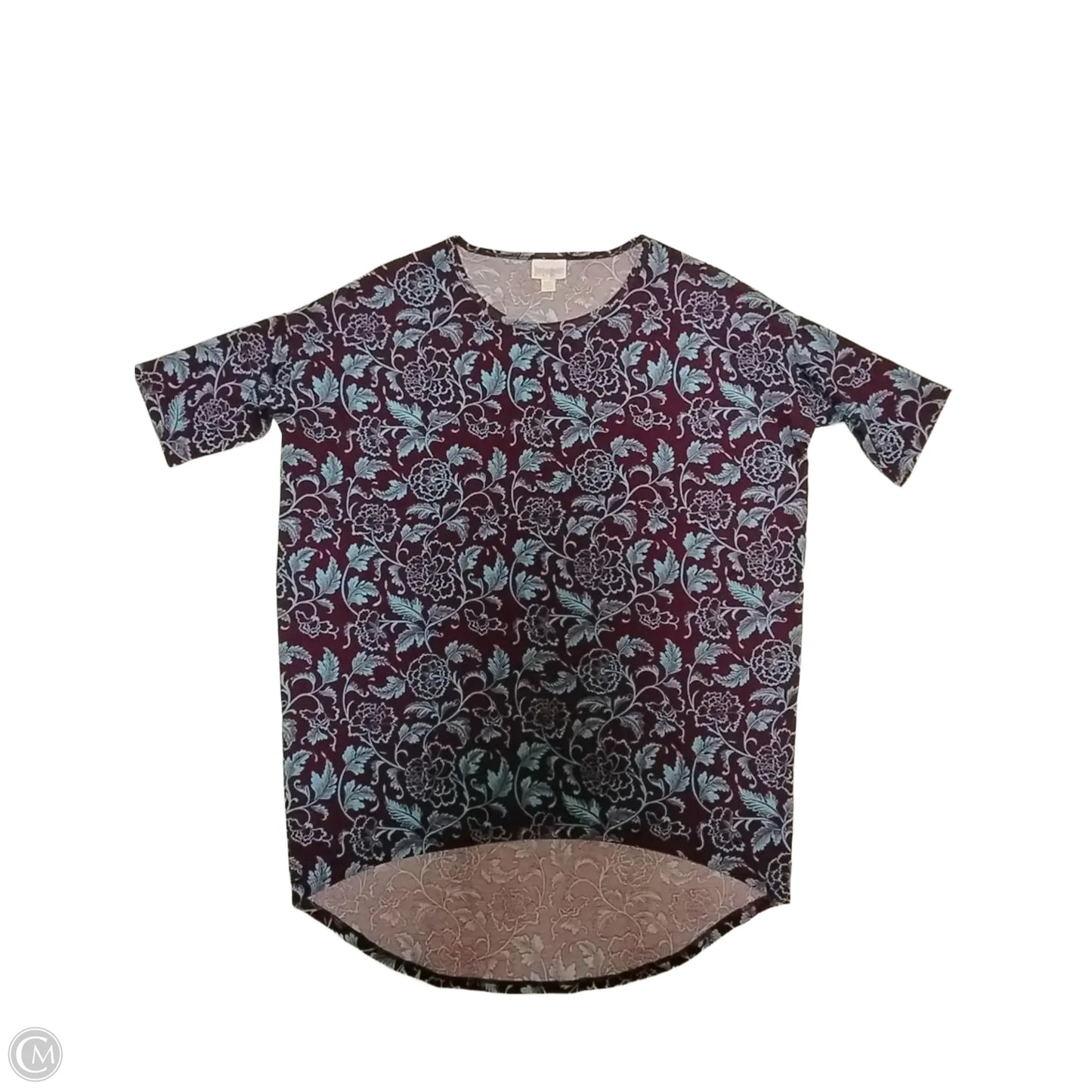 Top Short Sleeve By Lularoe In Blue, Size: Xxs