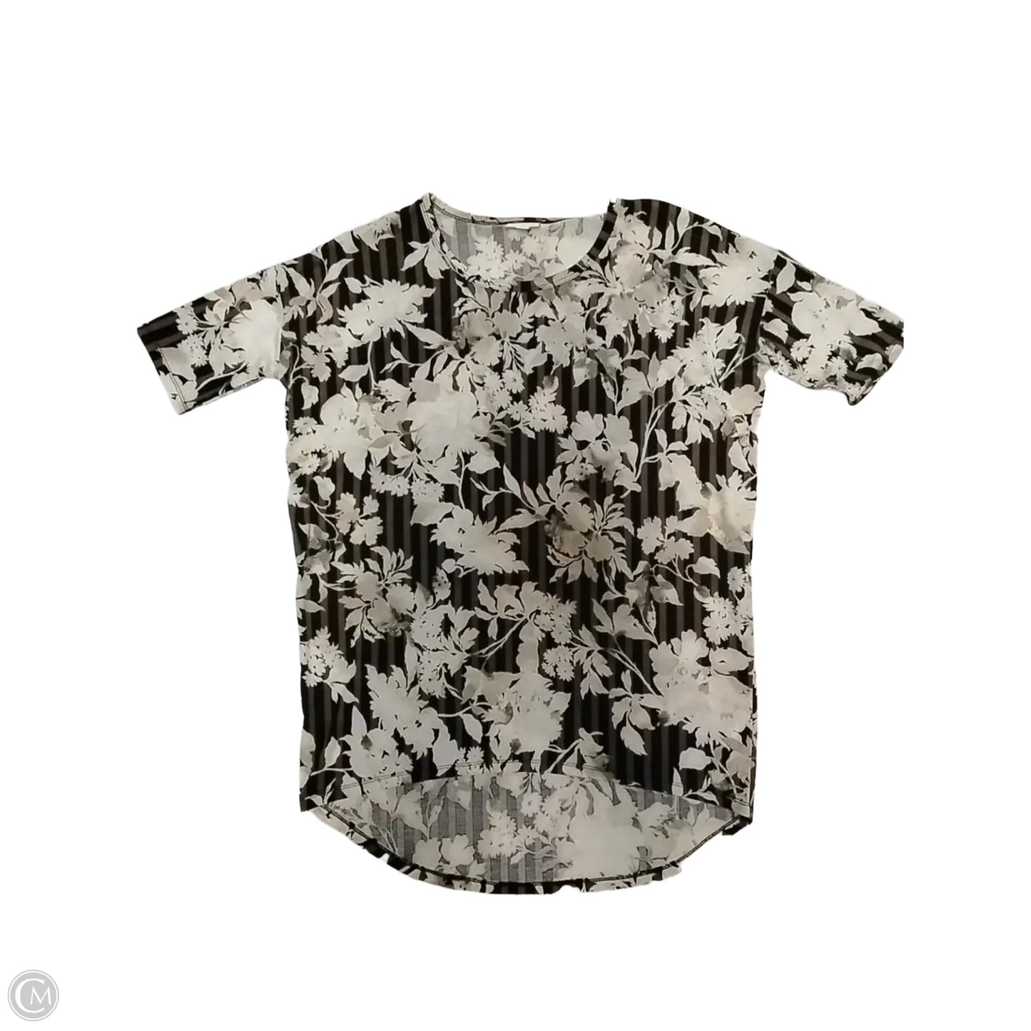 Top Short Sleeve By Lularoe In Brown, Size: Xs