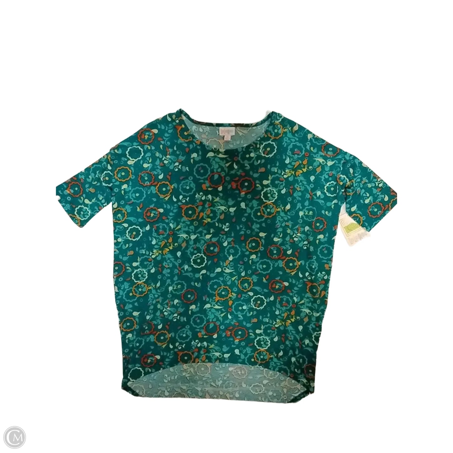Top Short Sleeve By Lularoe In Multi-colored, Size: Xs