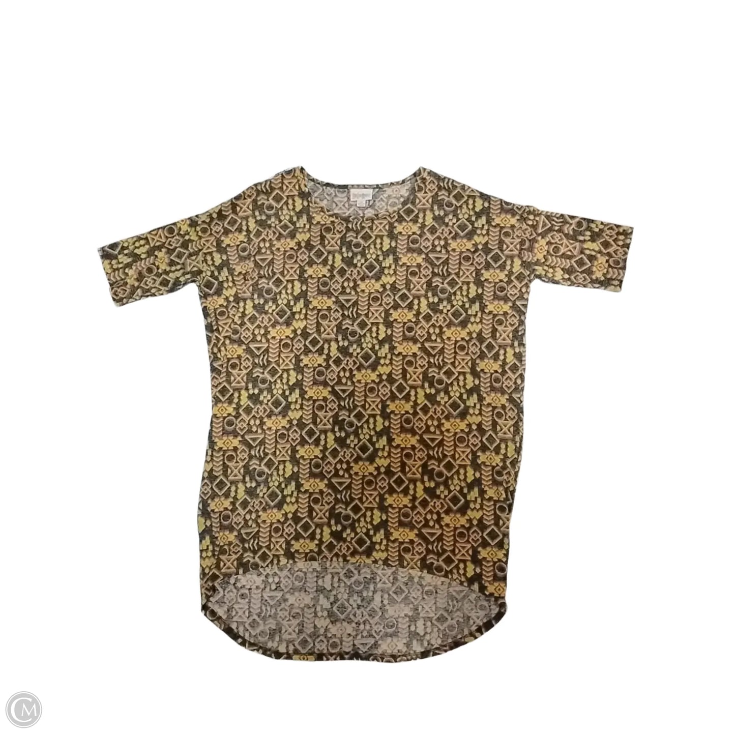 Top Short Sleeve By Lularoe In Multi-colored, Size: Xs