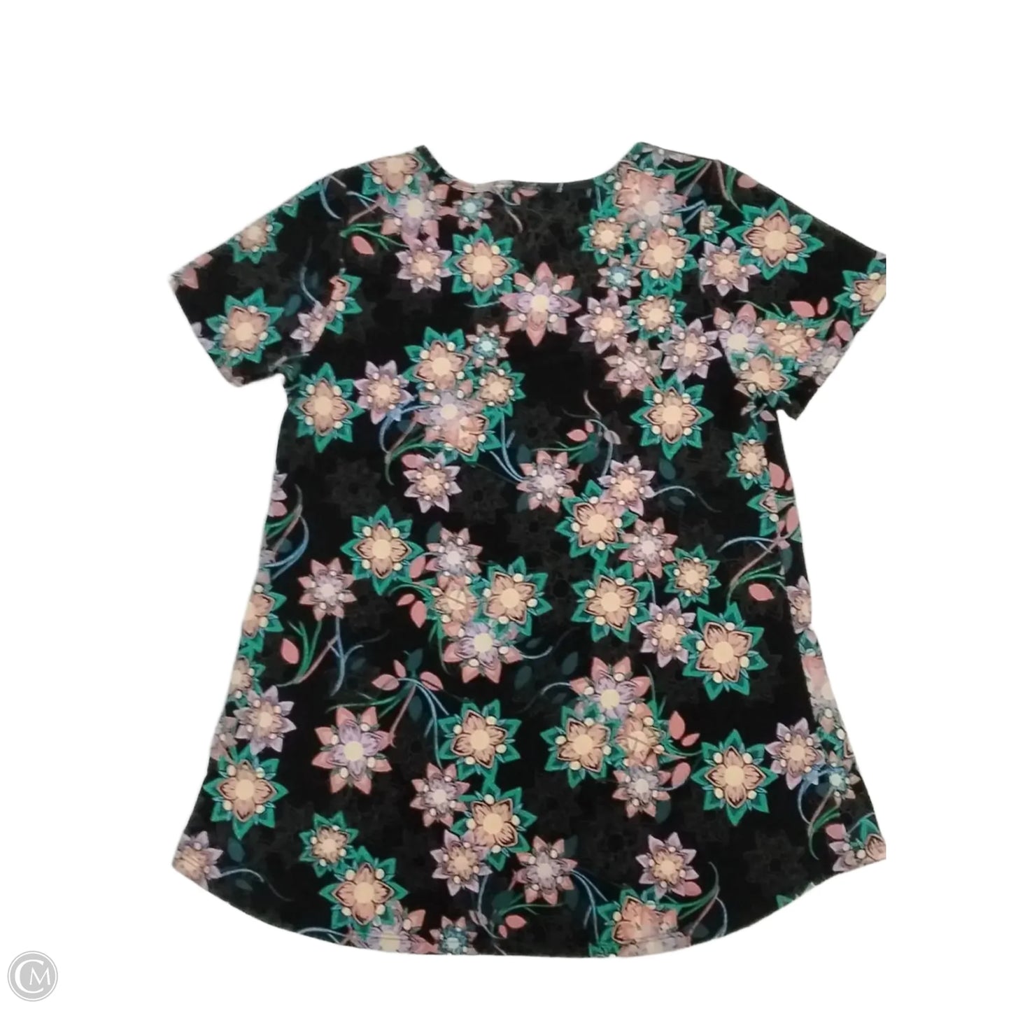 Top Short Sleeve By Lularoe In Multi-colored, Size: M