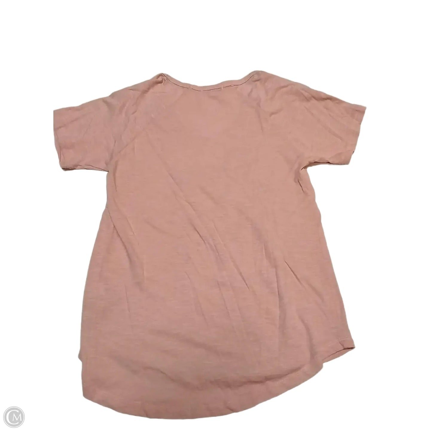 Top Short Sleeve Basic By Clothes Mentor In Pink, Size: S