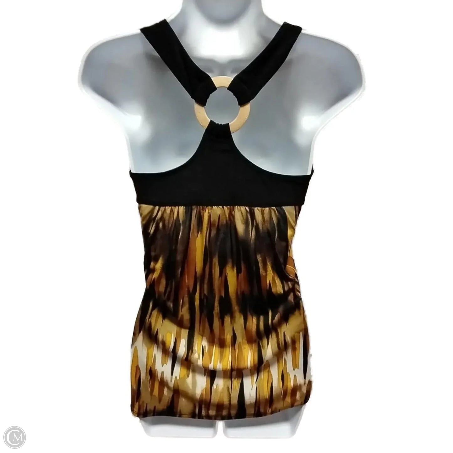 Blouse Sleeveless By Clothes Mentor In Brown, Size: S