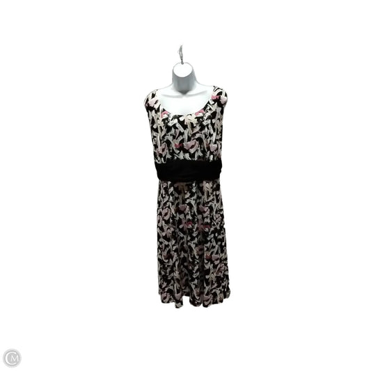 Dress Casual Midi By Perceptions In Pink, Size: 20