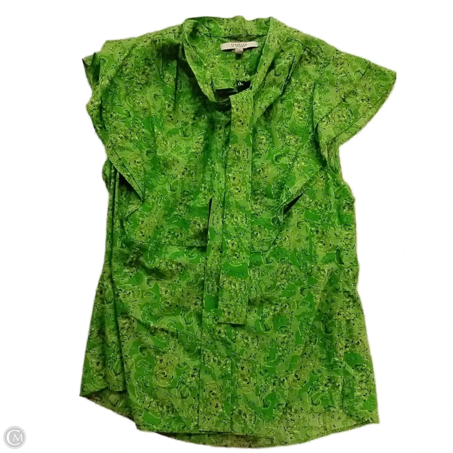 Blouse Sleeveless By Derek Lam In Green, Size: 6