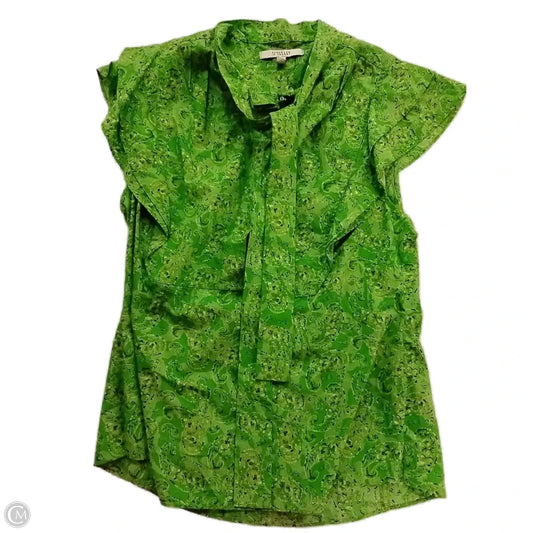 Blouse Sleeveless By Derek Lam In Green, Size: 6