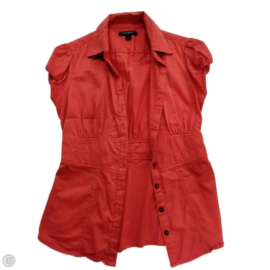 Blouse Sleeveless By Banana Republic In Red, Size: 2