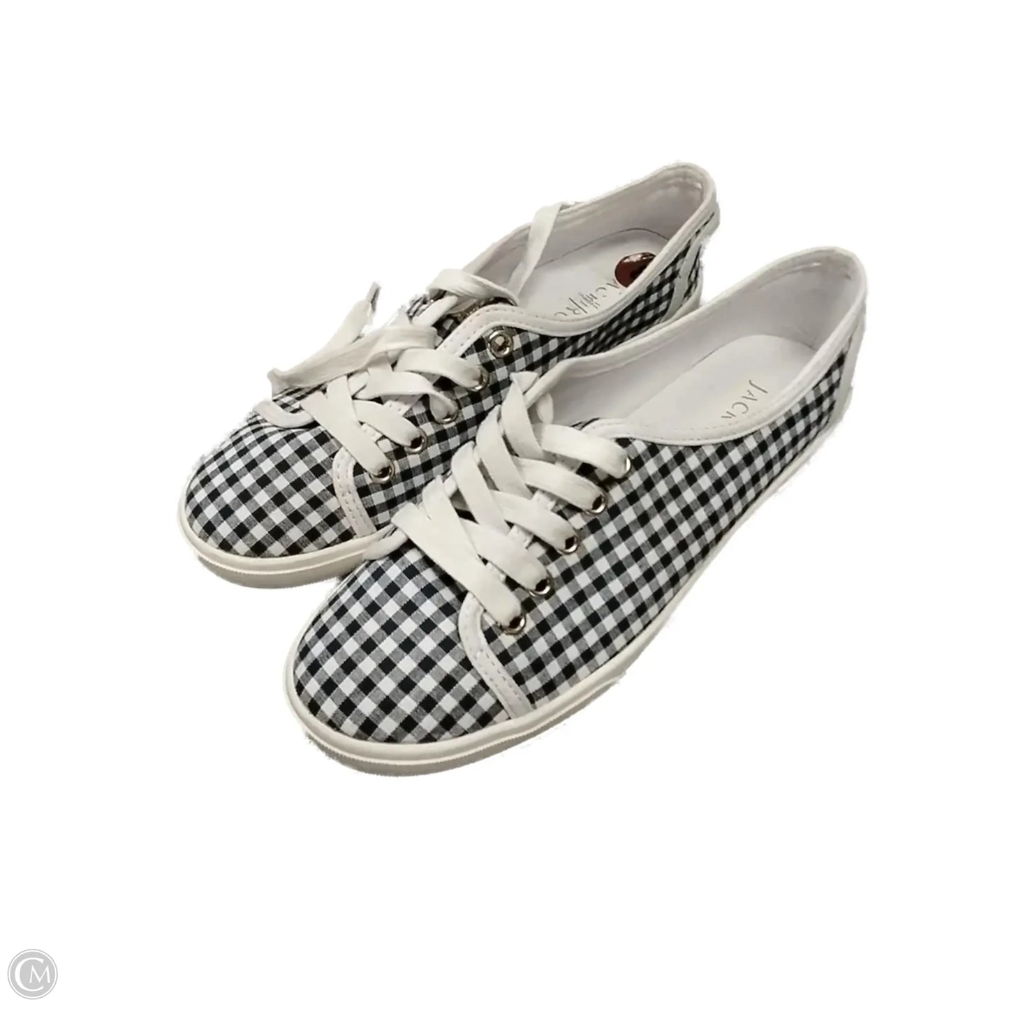 Shoes Flats By Jack Rogers In Plaid Pattern, Size: 8