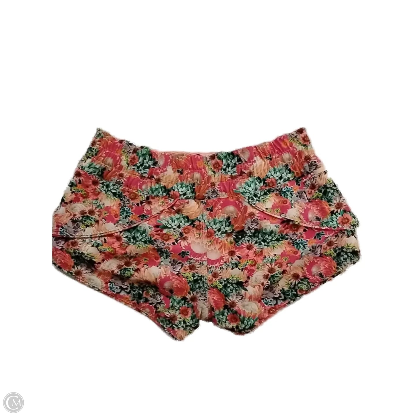 Athletic Shorts By Lululemon In Floral Print, Size: Xs