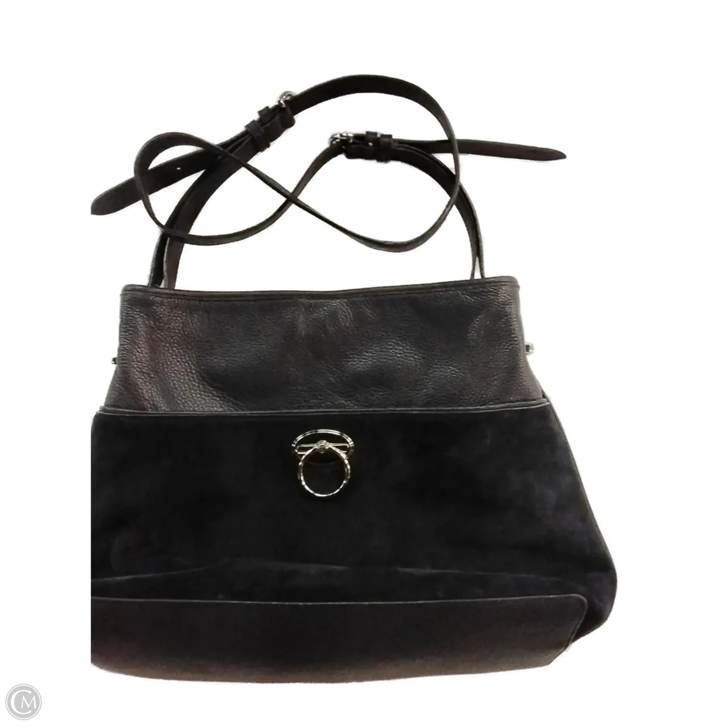 Handbag Leather By Talbots, Size: Medium