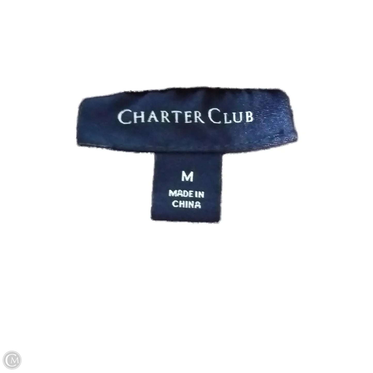 Jacket Denim By Charter Club In Brown, Size: M