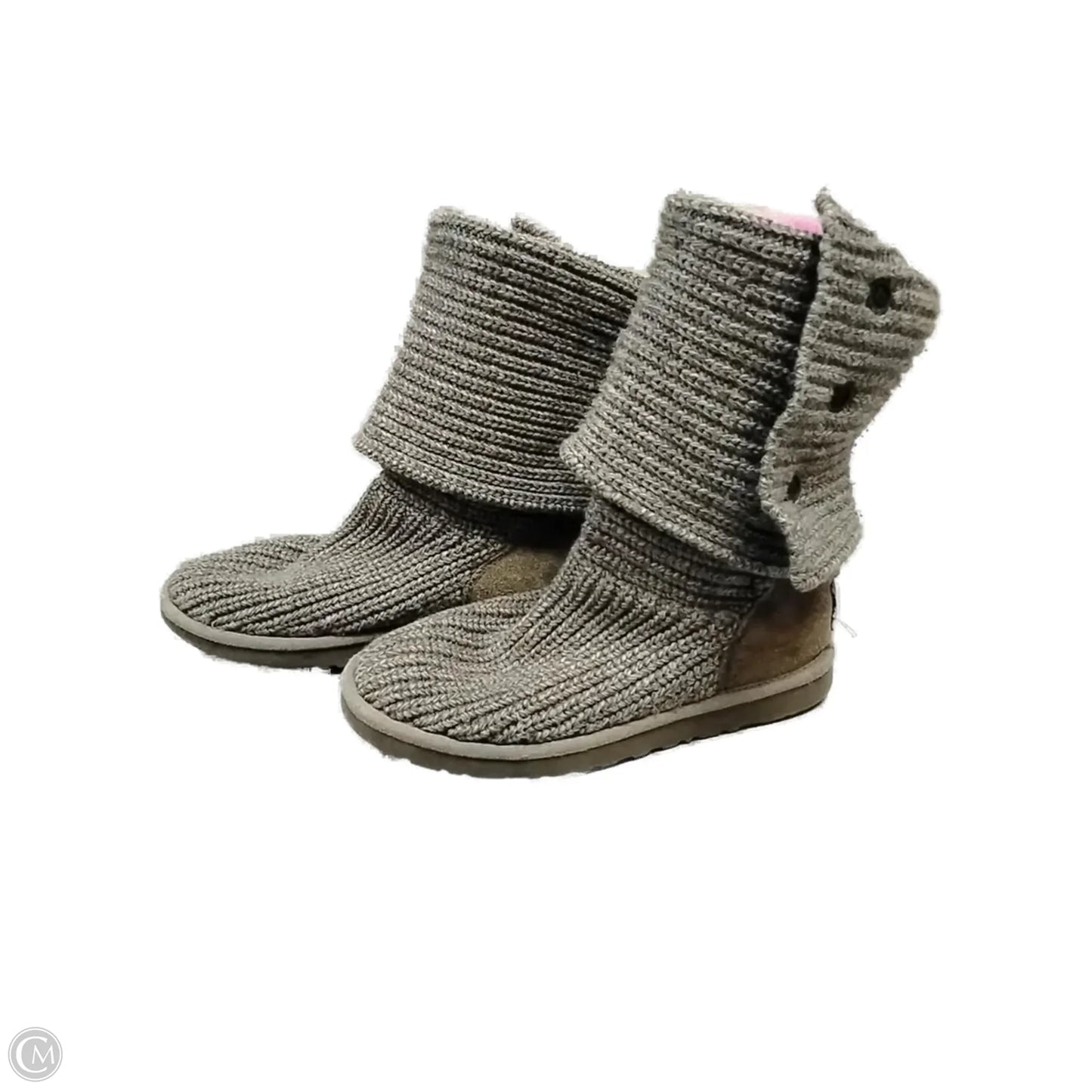 Boots Designer By Ugg In Grey, Size: 7