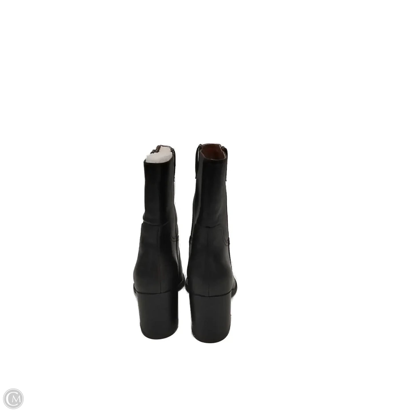 Boots Ankle Heels By Clothes Mentor In Brown, Size: 10