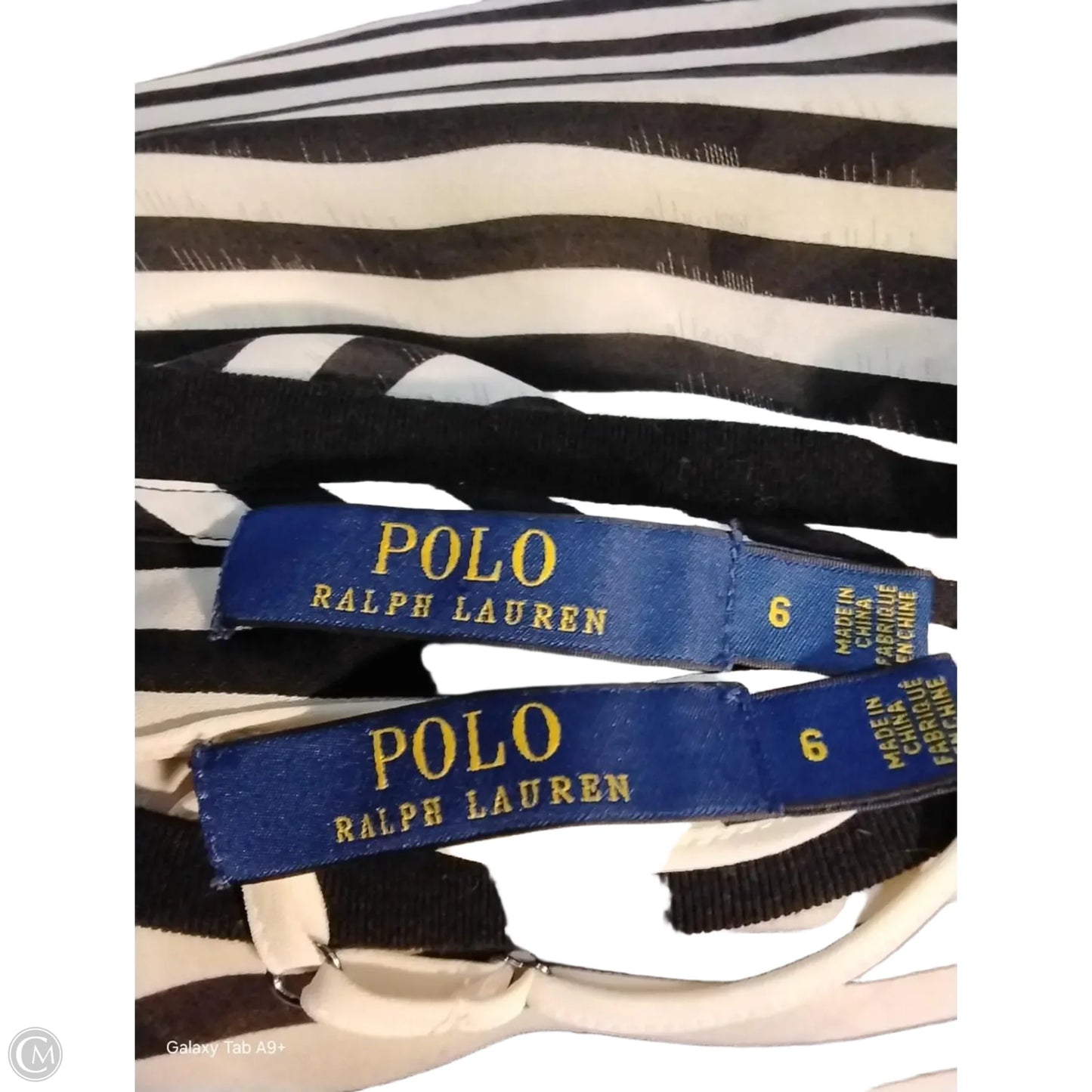 Dress Casual Maxi By Polo Ralph Lauren In Striped Pattern, Size: 6