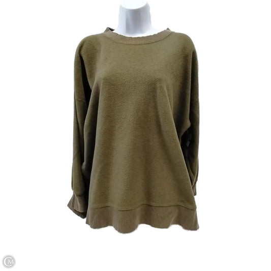 Sweatshirt Collar By Aerie In Green, Size: L